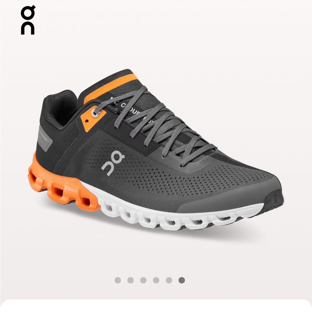 BRAND NEW On Cloudflow shoes in Black|Turmeric Size 12